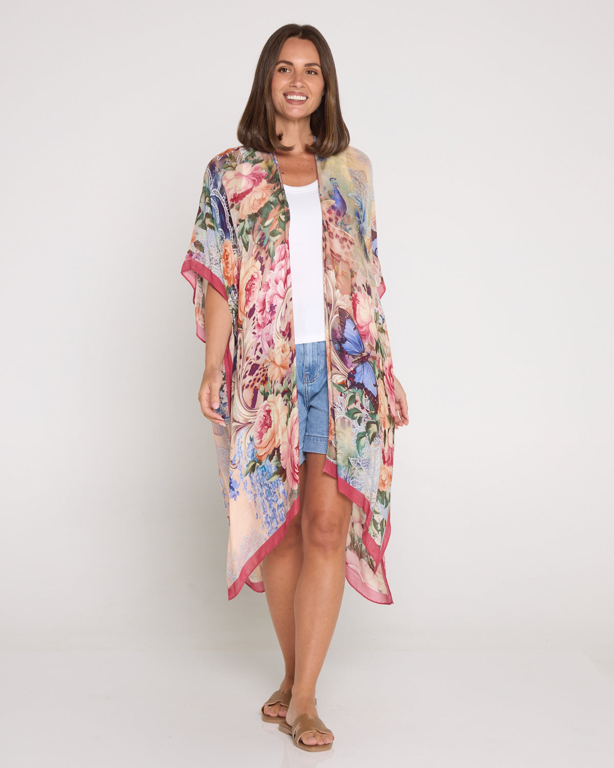 Noosa Summer Cape – Vintage Floral
