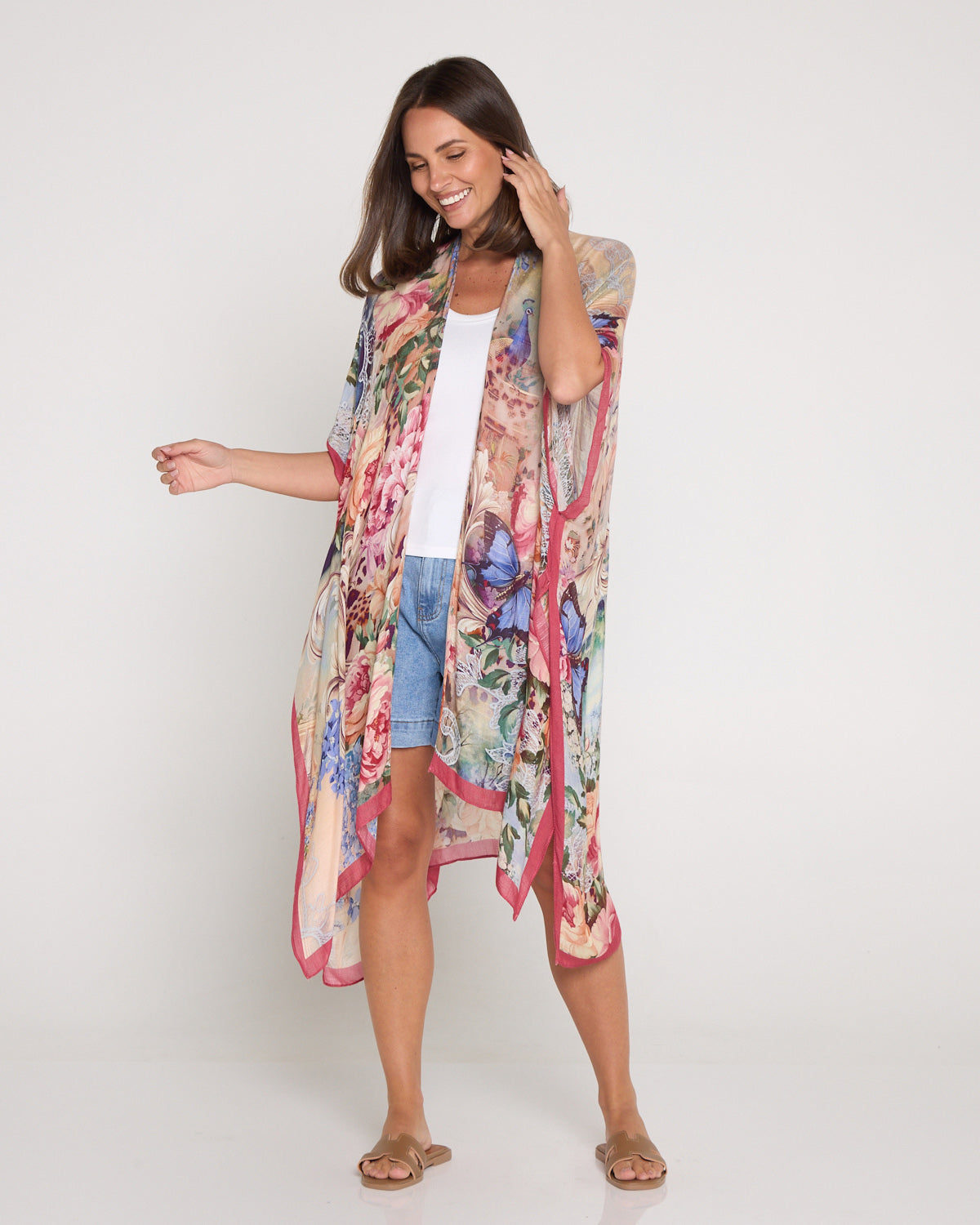 Noosa Summer Cape – Vintage Floral
