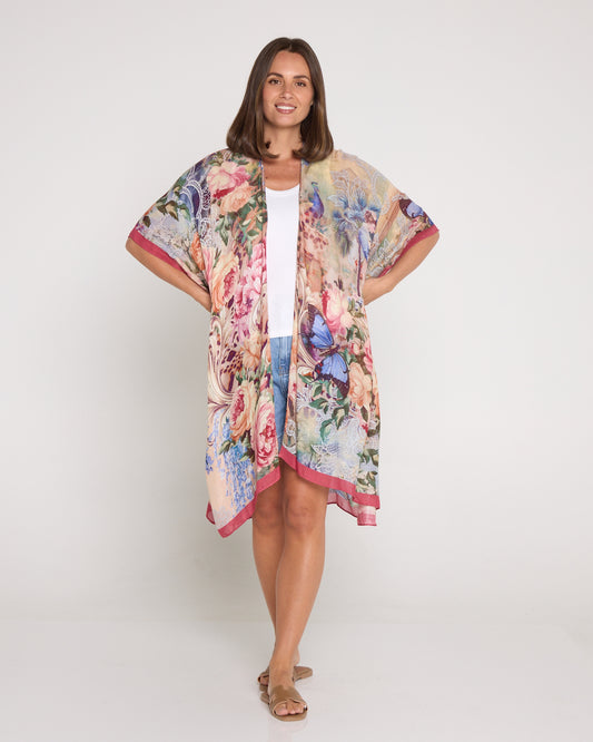 Noosa Summer Cape – Vintage Floral