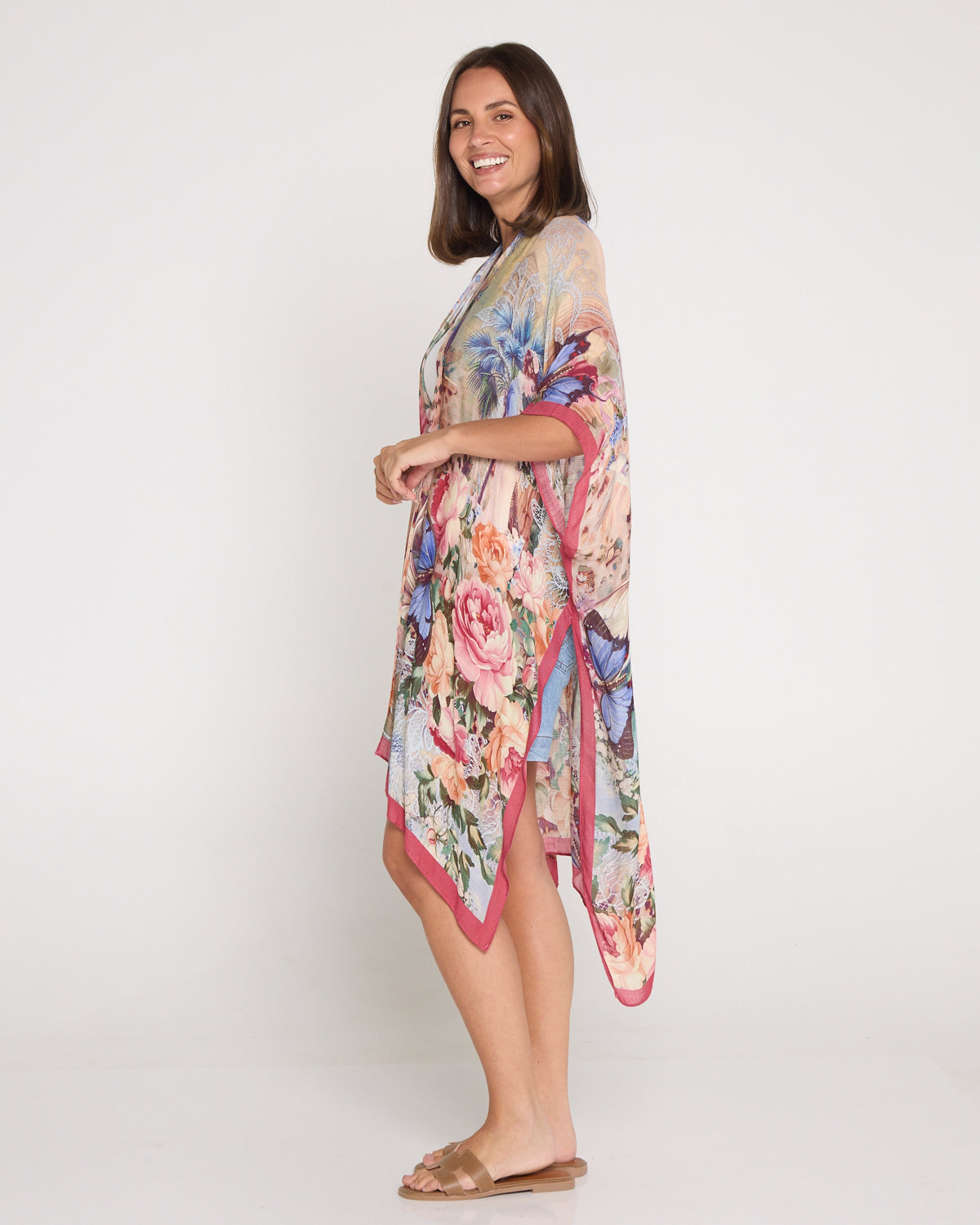 Noosa Summer Cape – Vintage Floral