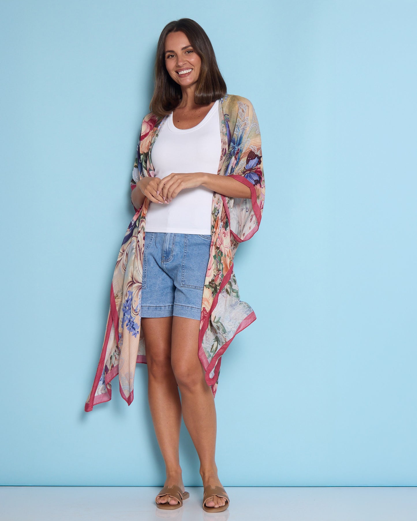 Noosa Summer Cape – Vintage Floral