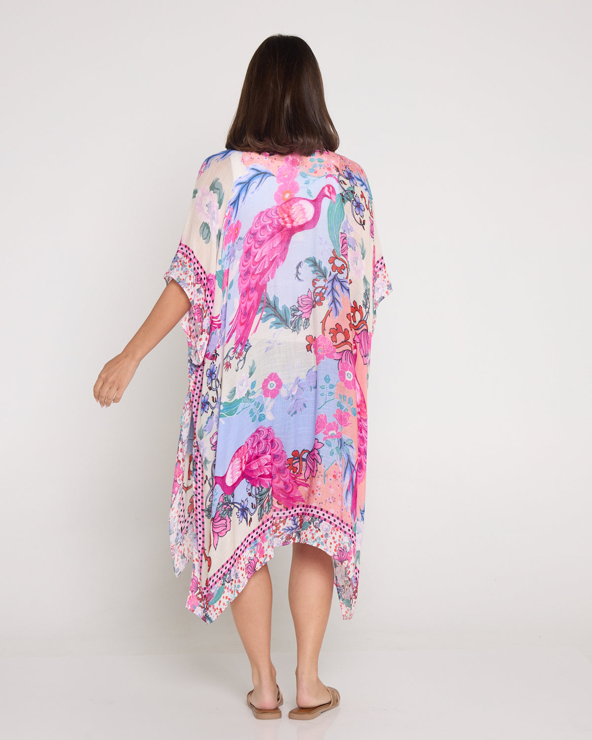 Noosa Summer Cape – Pink Peacock