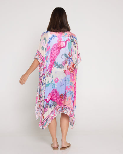 Noosa Summer Cape – Pink Peacock