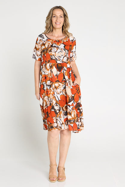 Bellissima Dress - Autumn Floral