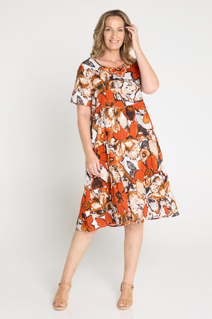 Bellissima Dress - Autumn Floral