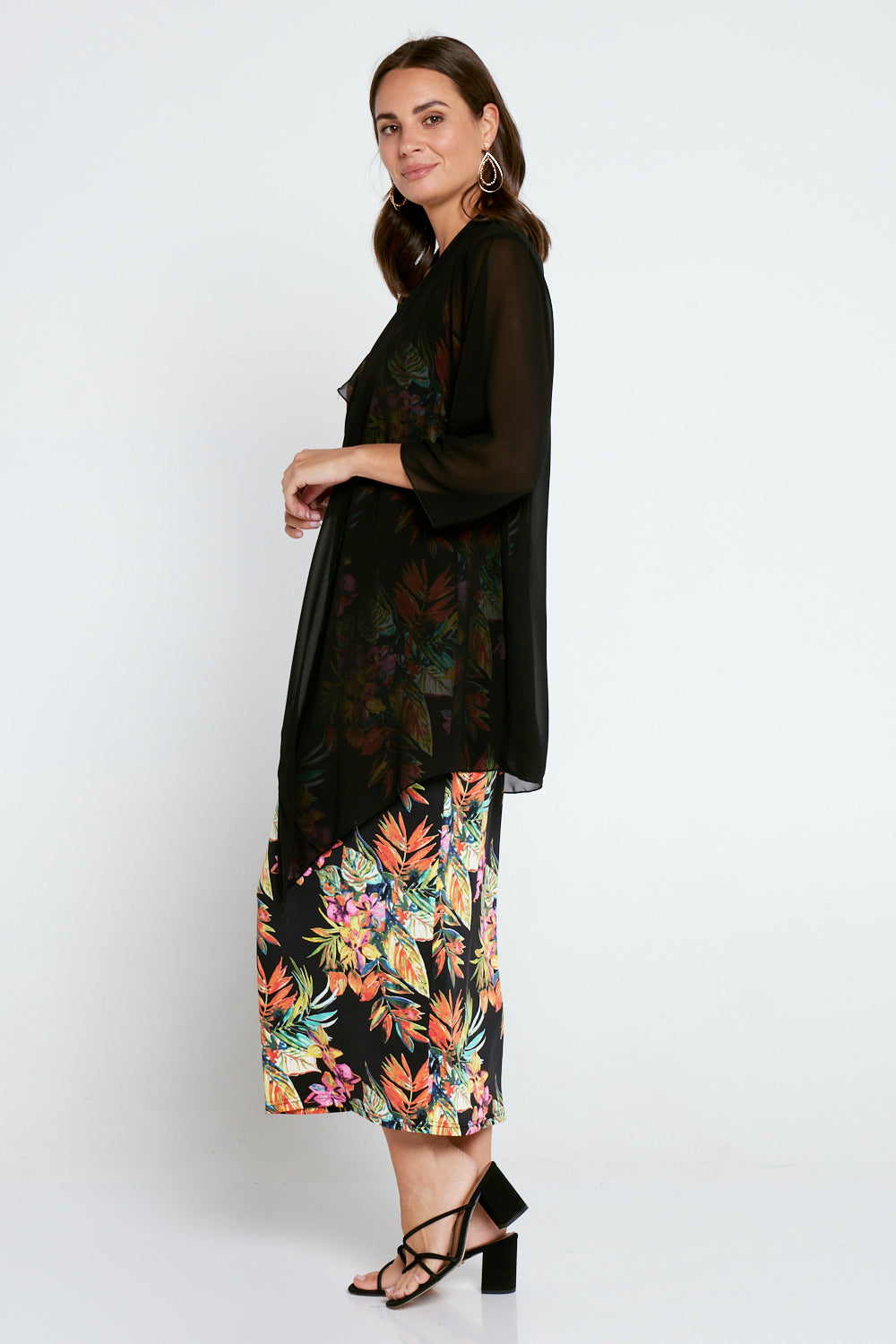 Black sale sheer jacket
