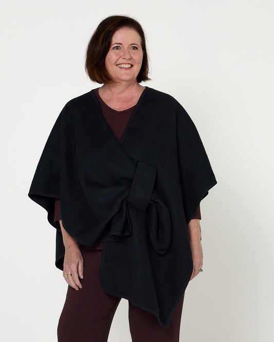 Olinda Poncho - Black