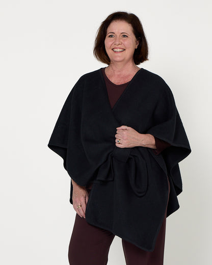 Olinda Poncho - Black