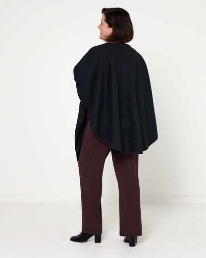 Olinda Poncho - Black