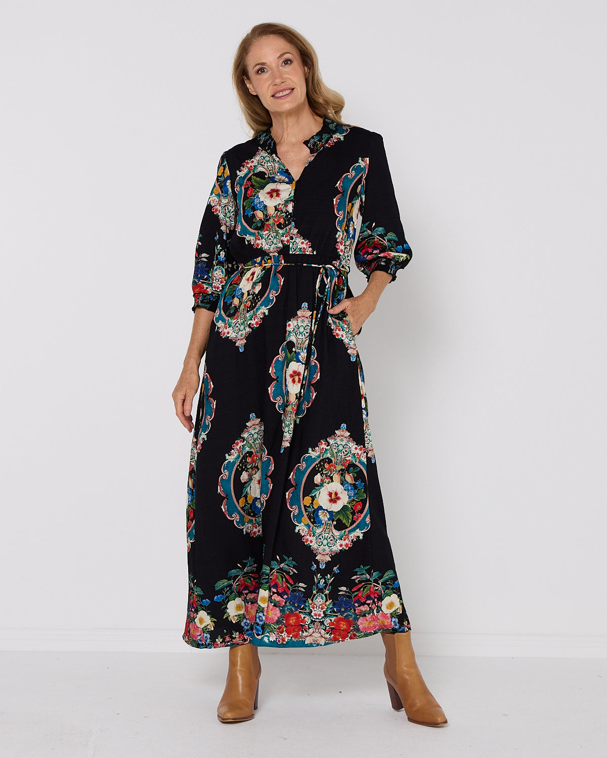 Enara Dress - Baroque Bloom