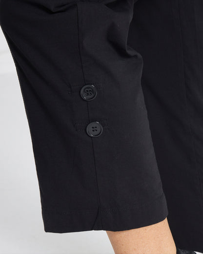 Travel Ease Cargo Pants - Black