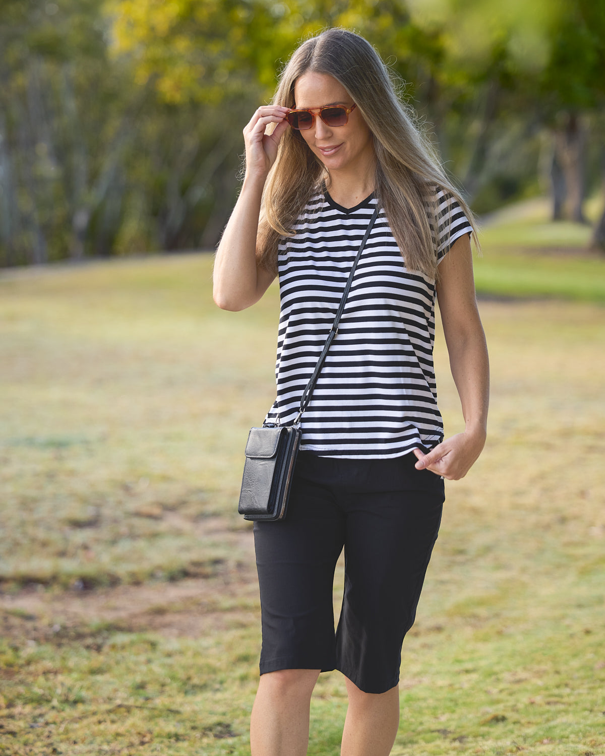Phone Holder Purse - Black
