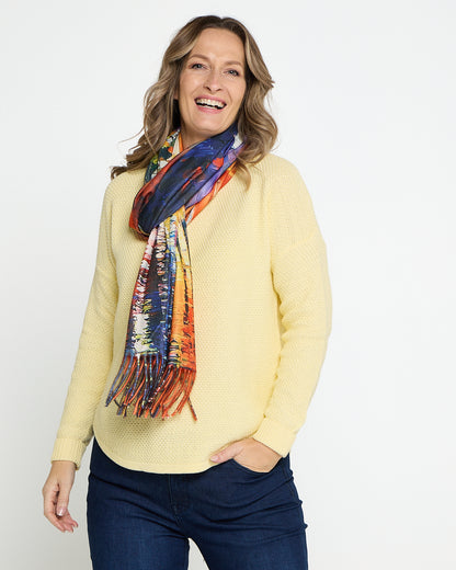 Brenda Waffle Knit - Buttercup Yellow