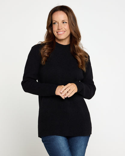 Bria Knit Jumper - Black