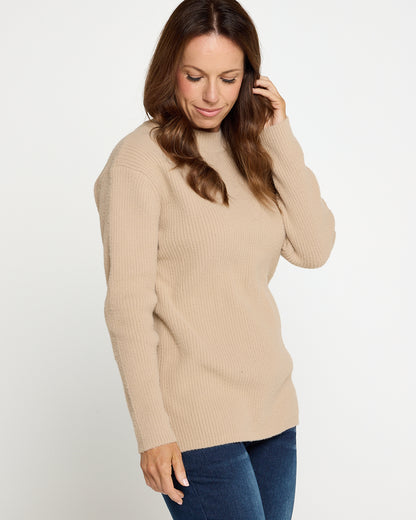 Bria Knit Jumper - Sand