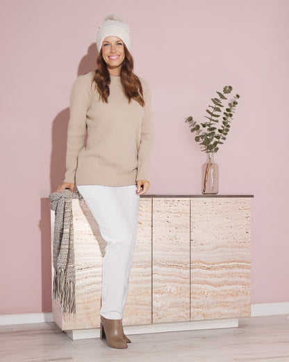 Bria Knit Jumper - Sand