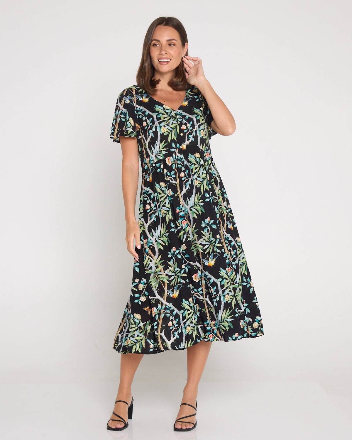 Brighton Dress - Forest Glade