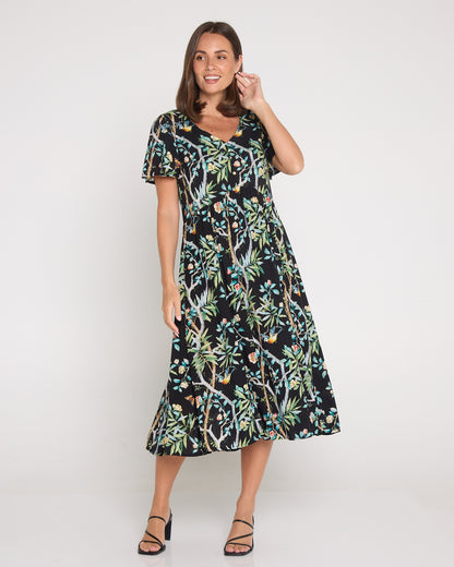 Brighton Dress - Forest Glade