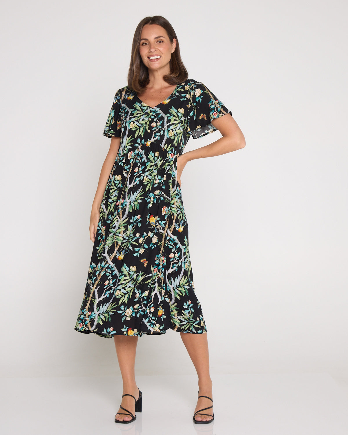 Brighton Dress - Forest Glade