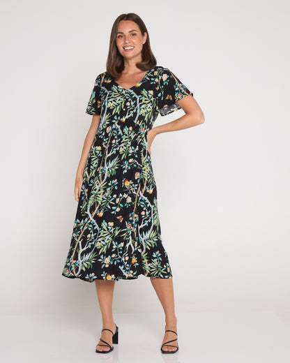 Brighton Dress - Forest Glade