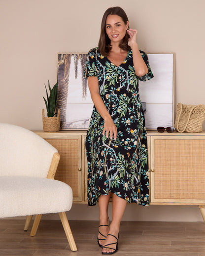 Brighton Dress - Forest Glade