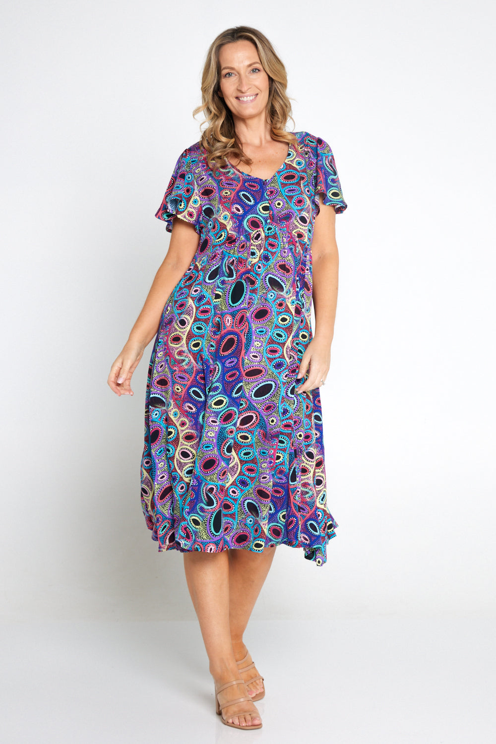 green emerald velvet dress Brighton Bell Sleeve Dress