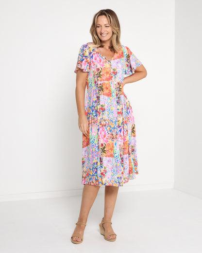 Cornwall Dress - Paradise Patchwork