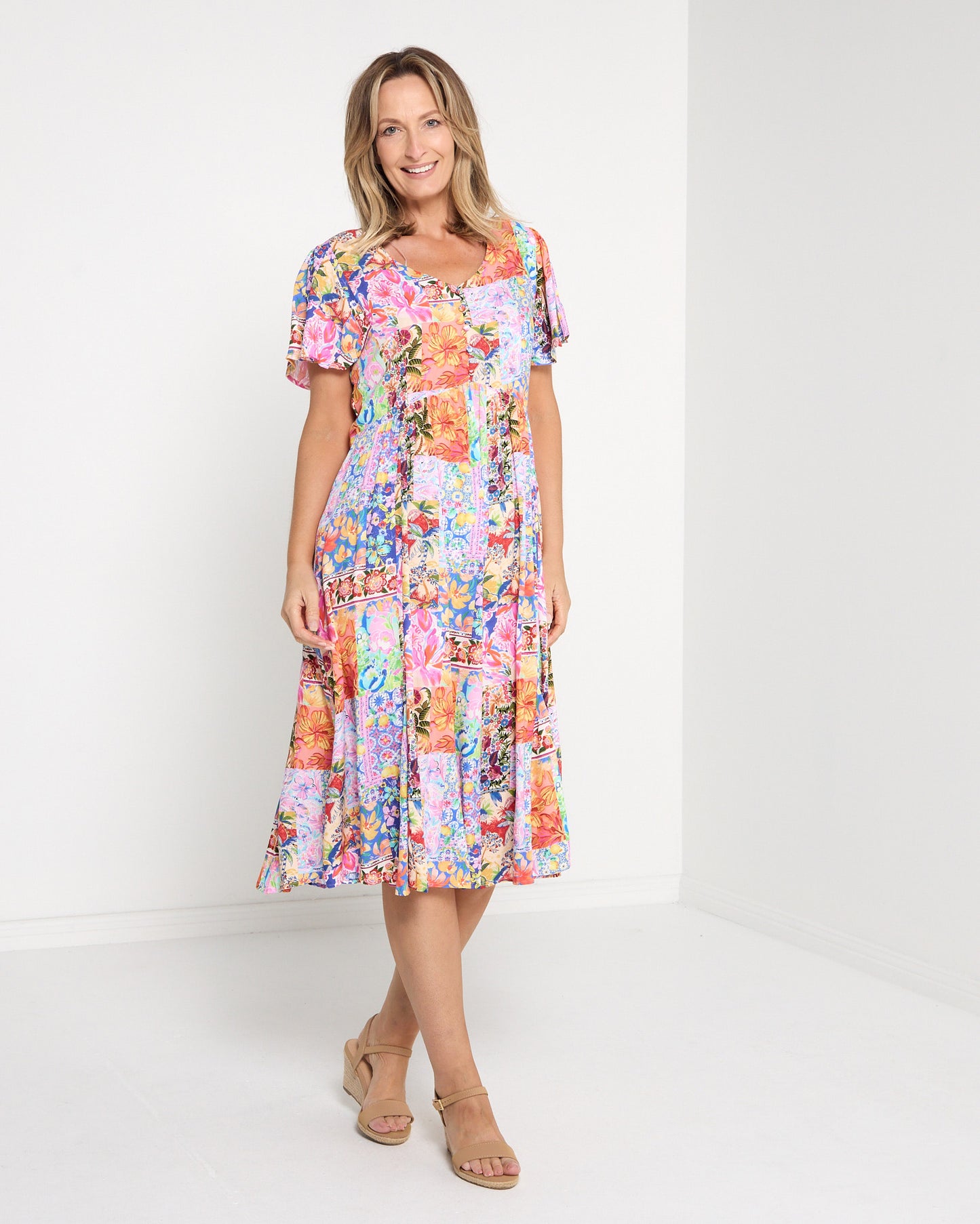 Cornwall Dress - Paradise Patchwork