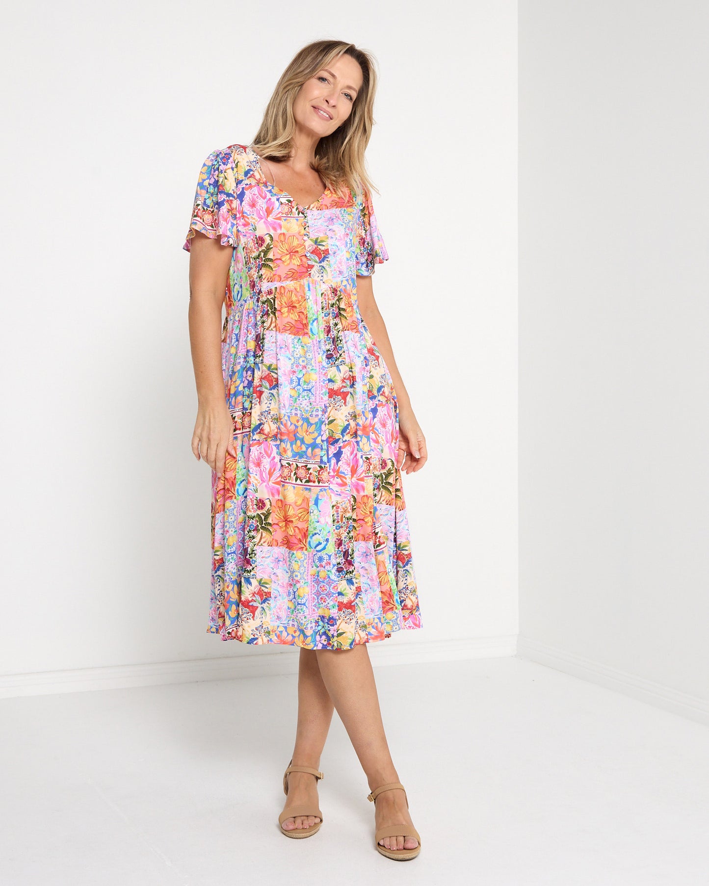 Cornwall Dress - Paradise Patchwork