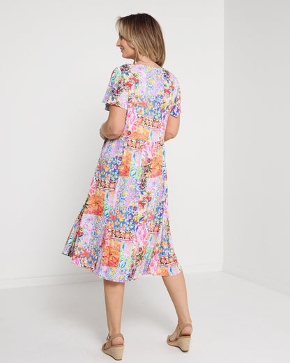 Cornwall Dress - Paradise Patchwork