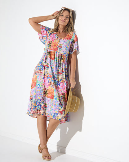 Cornwall Dress - Paradise Patchwork