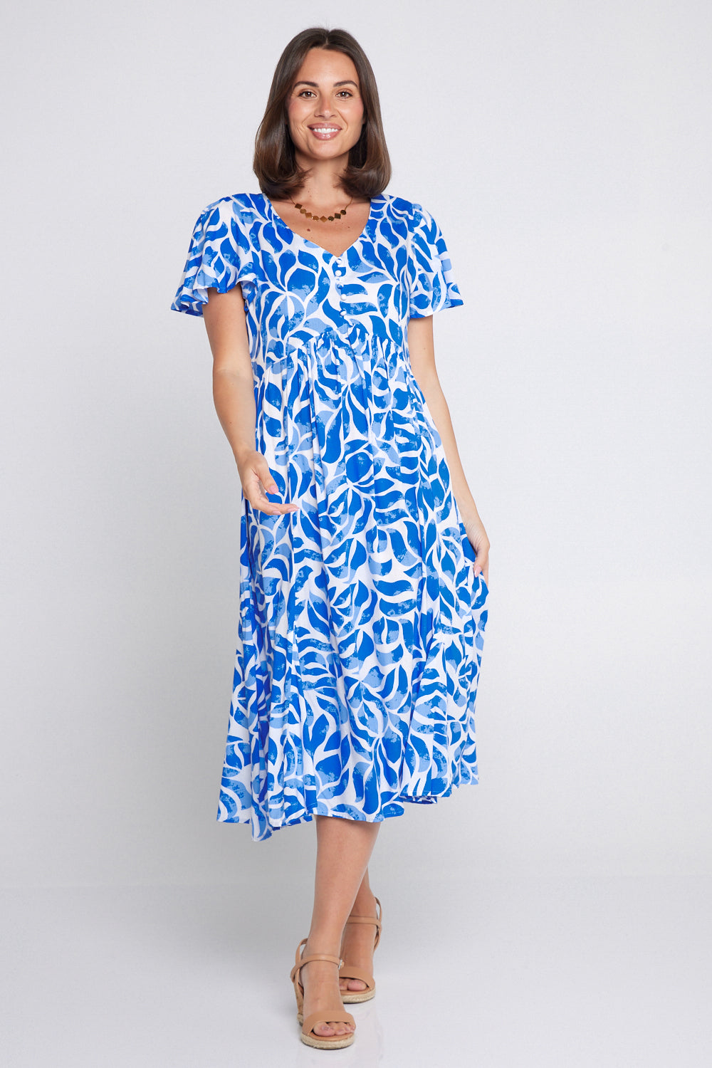 Coast amore foil printed dress best sale