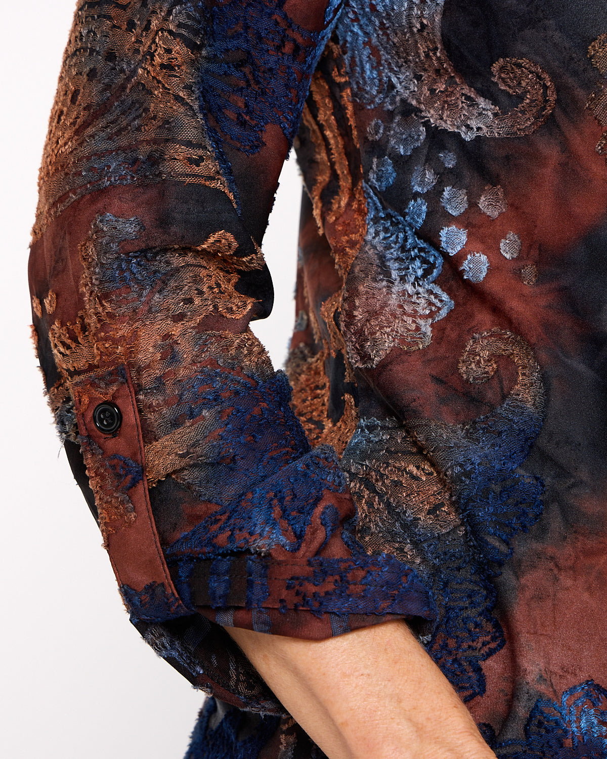 Anashe Blouse - Sapphire Tapestry