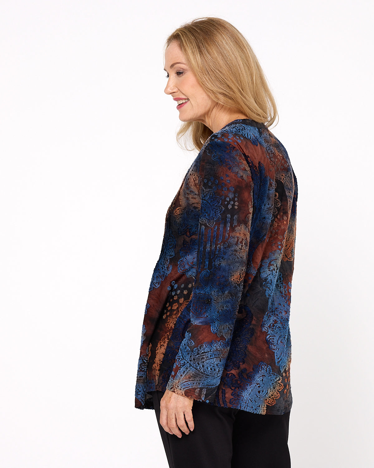 Anashe Blouse - Sapphire Tapestry