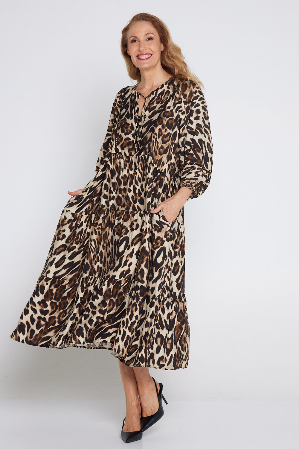 Elissa Dress - Leopard