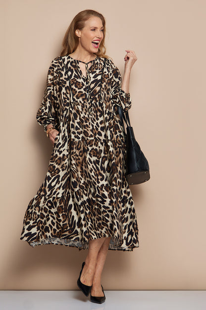 Elissa Dress - Leopard
