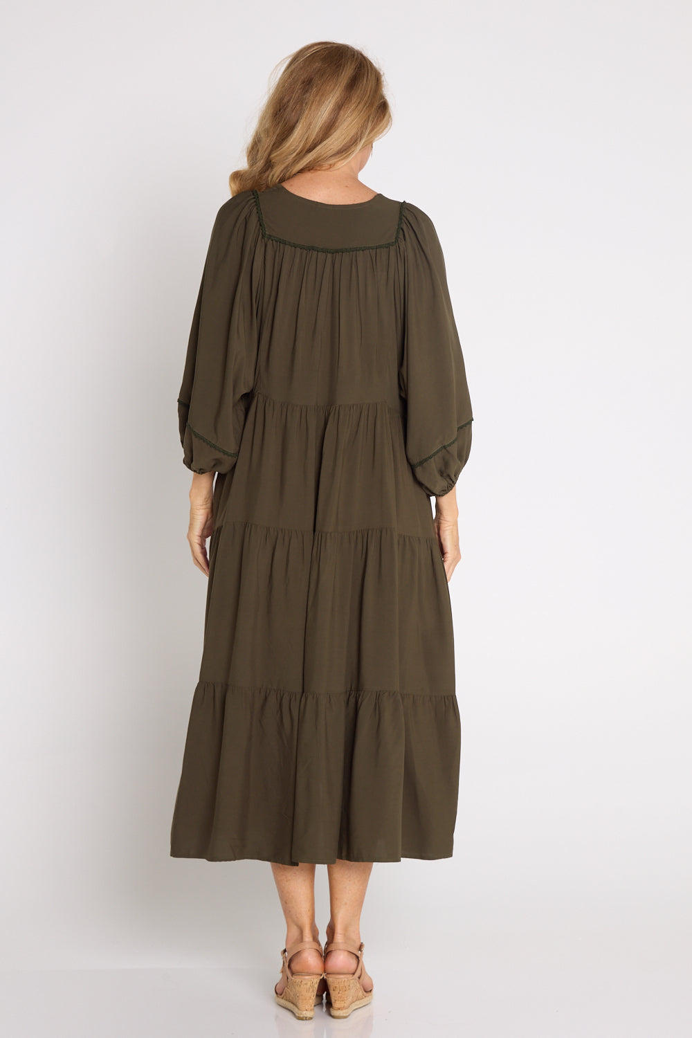 Mata Dress - Khaki