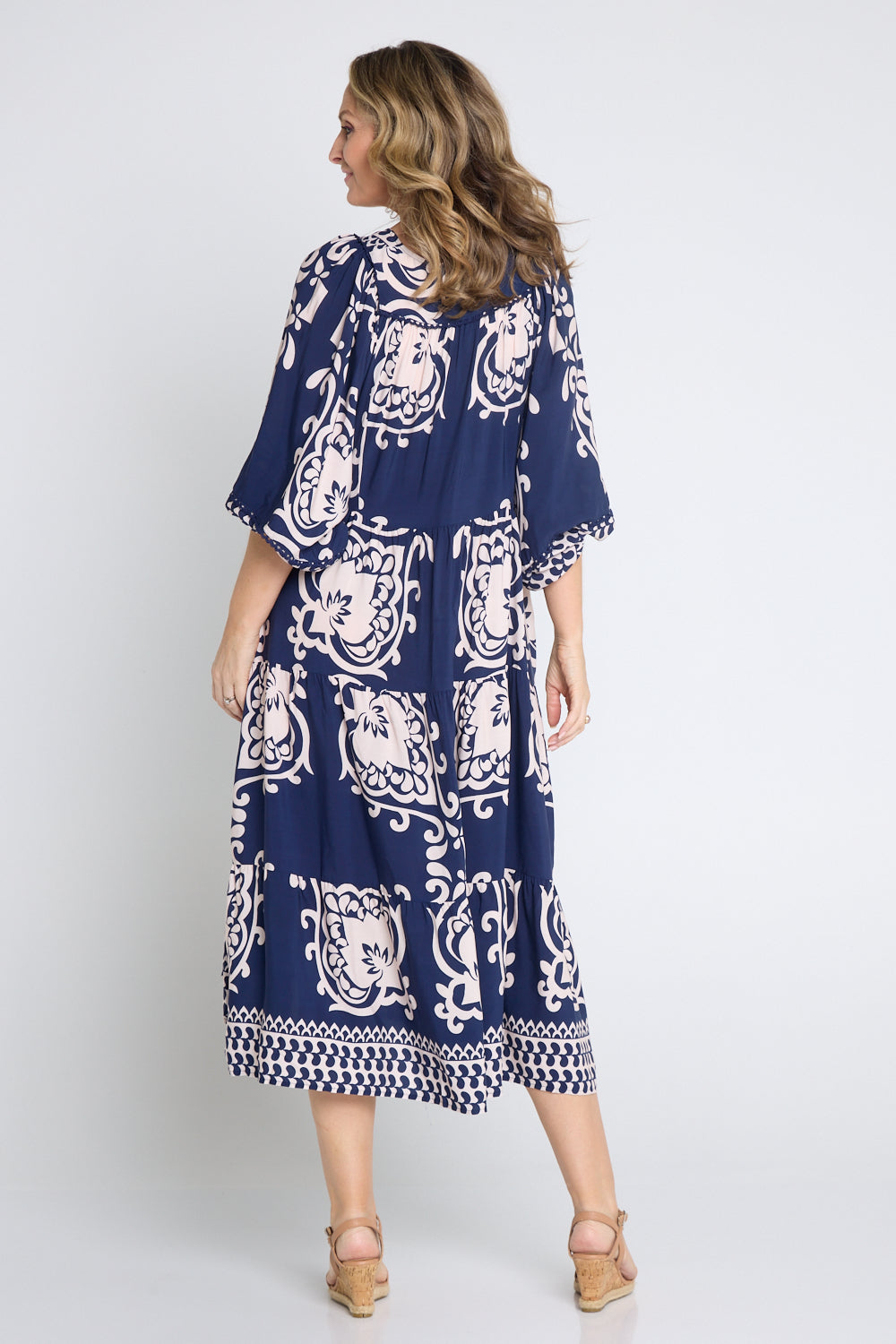 Alexia Dress - Navy