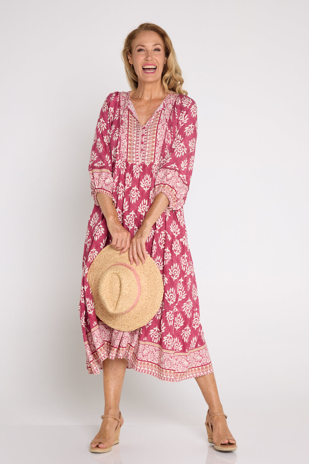 Mornington Dress - Pink Floral