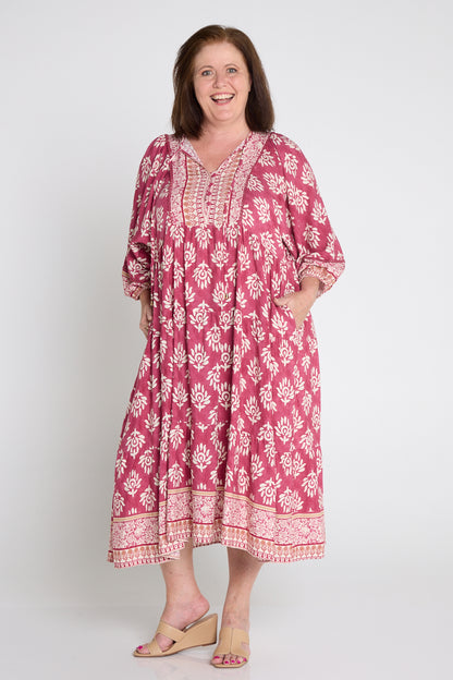 Mornington Dress - Pink Floral