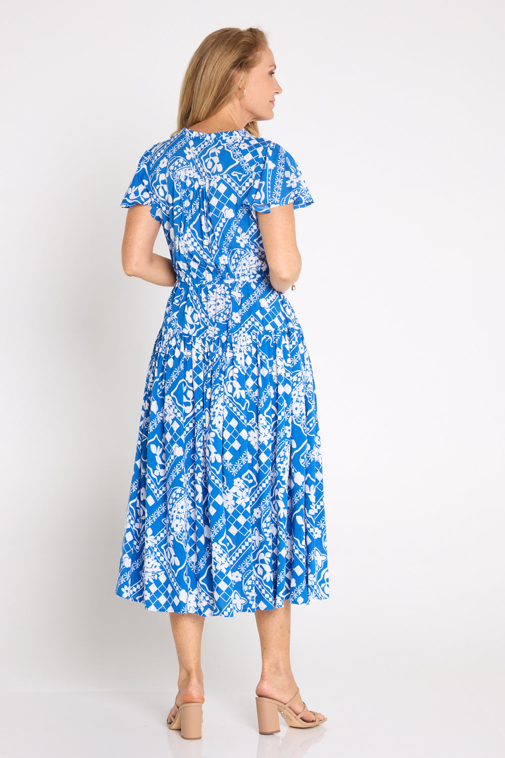 Marsha Dress - Royal Matisse Floral