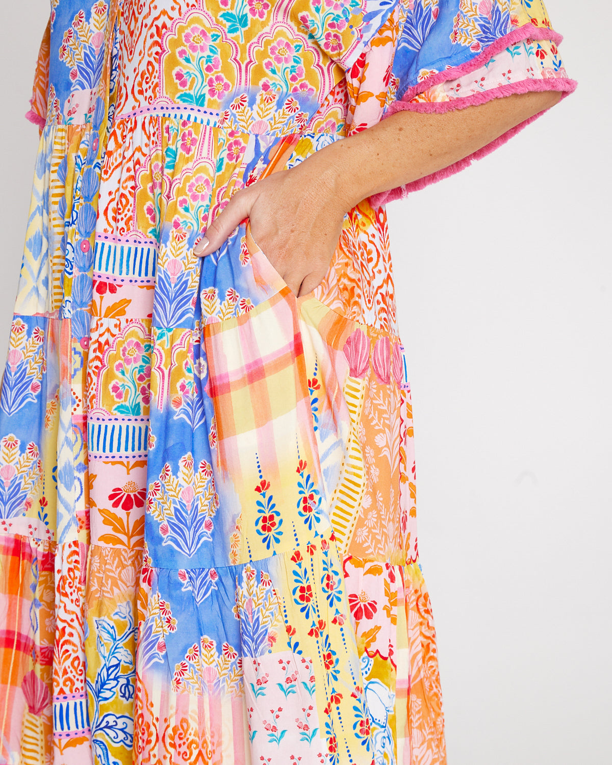 Santorini Dress - Sunset Seashell