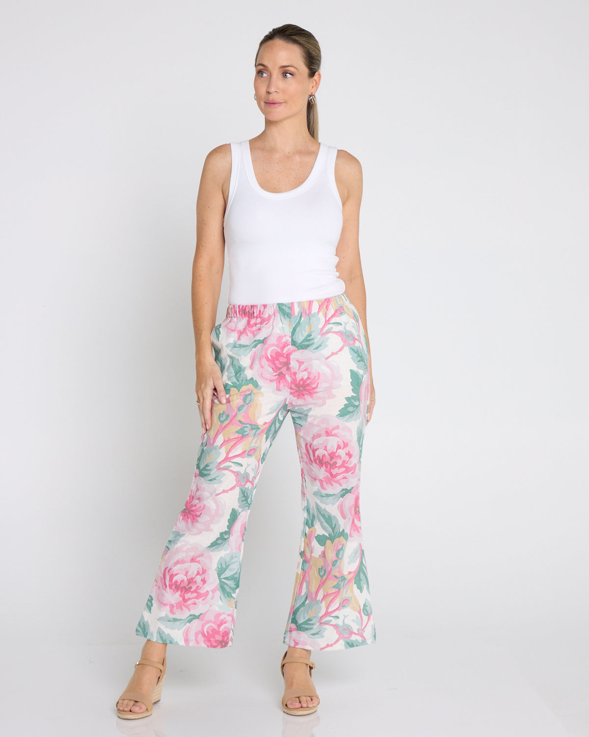 Cillian Pant - Pink Floral