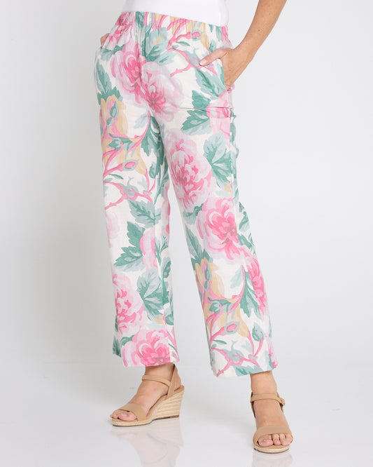 Cillian Pant - Pink Floral