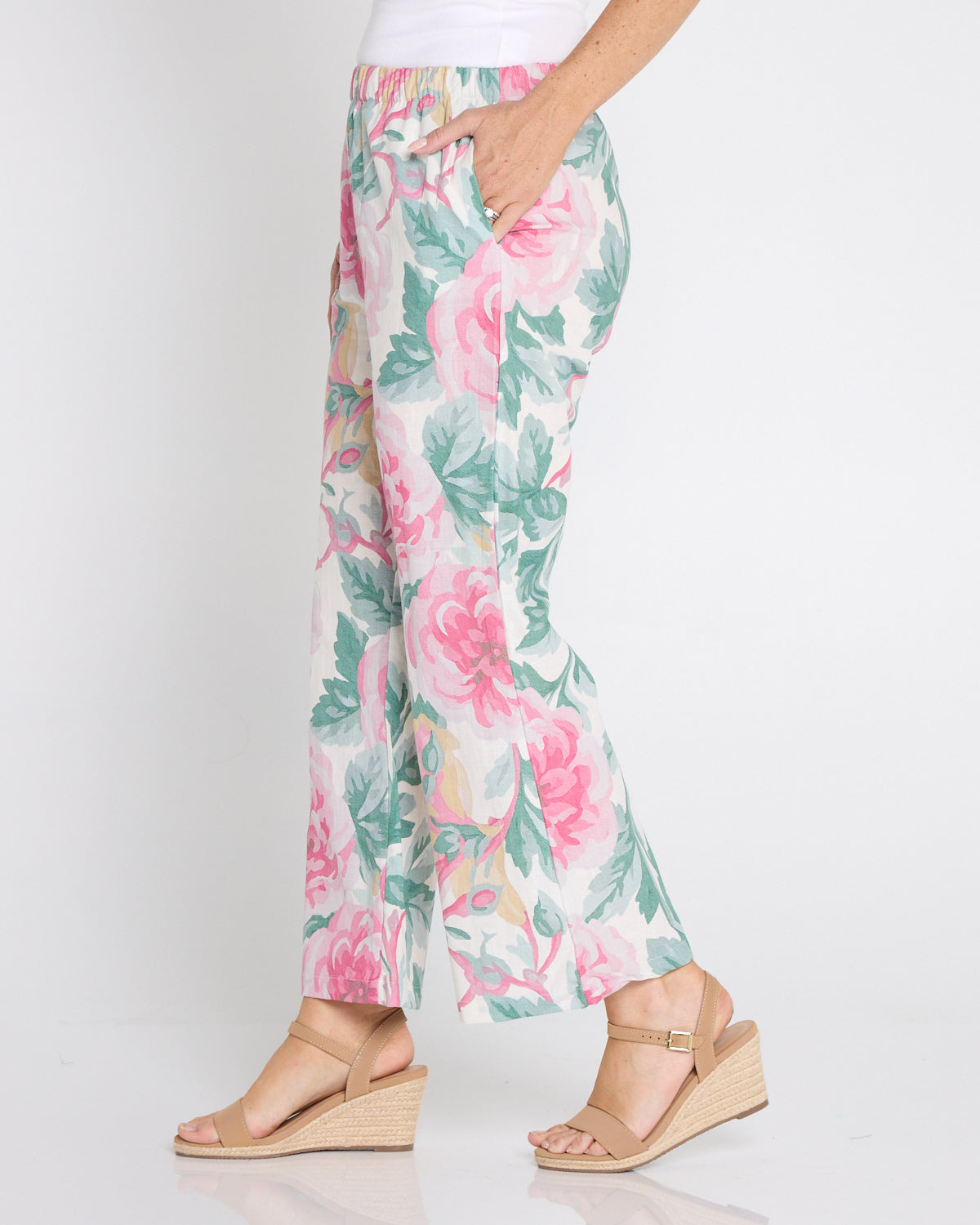 Cillian Pant - Pink Floral