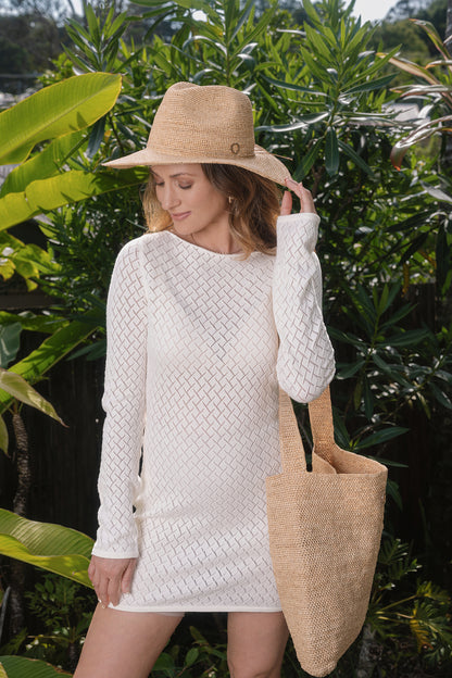 Callie Panama Raffia Hat