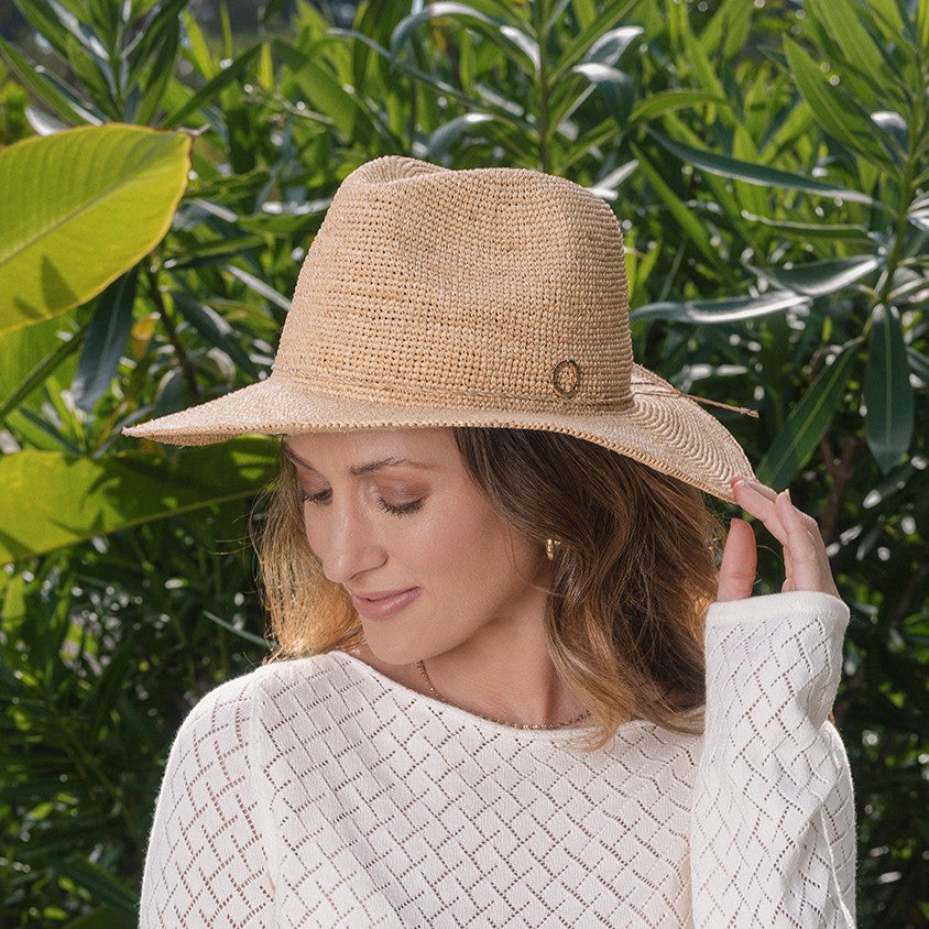 Callie Panama Raffia Hat