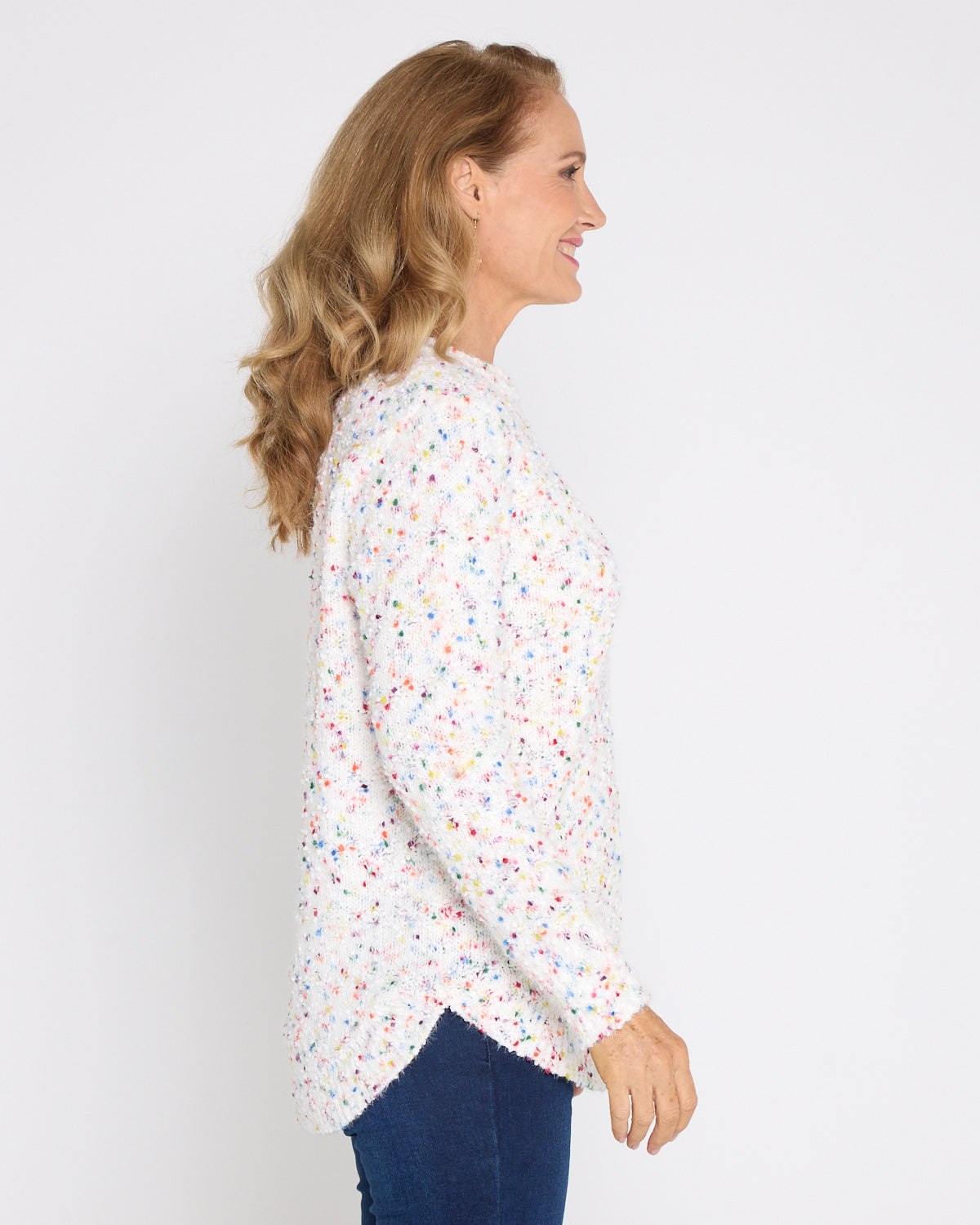Chloe Knit Jumper -  Cream Confetti