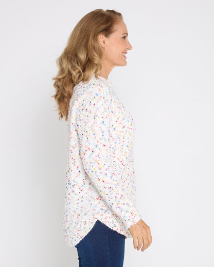 Chloe Knit Jumper -  Cream Confetti
