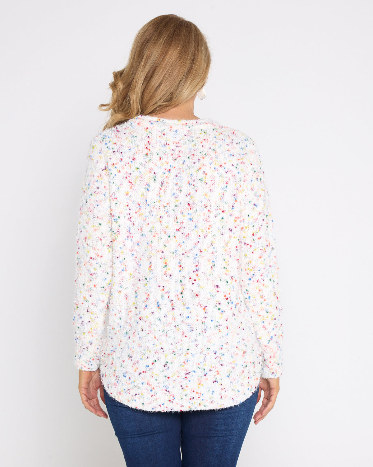 Chloe Knit Jumper -  Cream Confetti